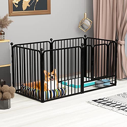 White Heavy Duty Dog Playpen A214