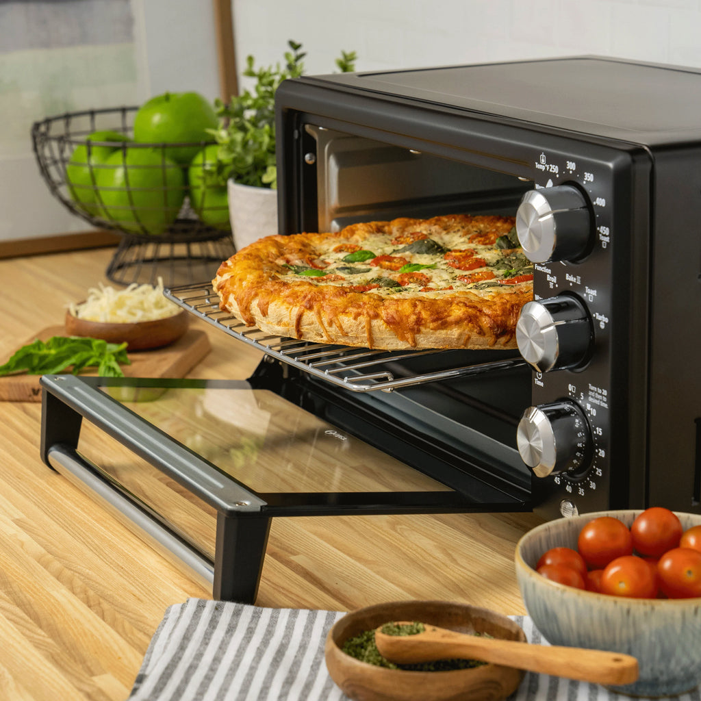 4-Slice Convection Toaster Oven, Matte Black A281857