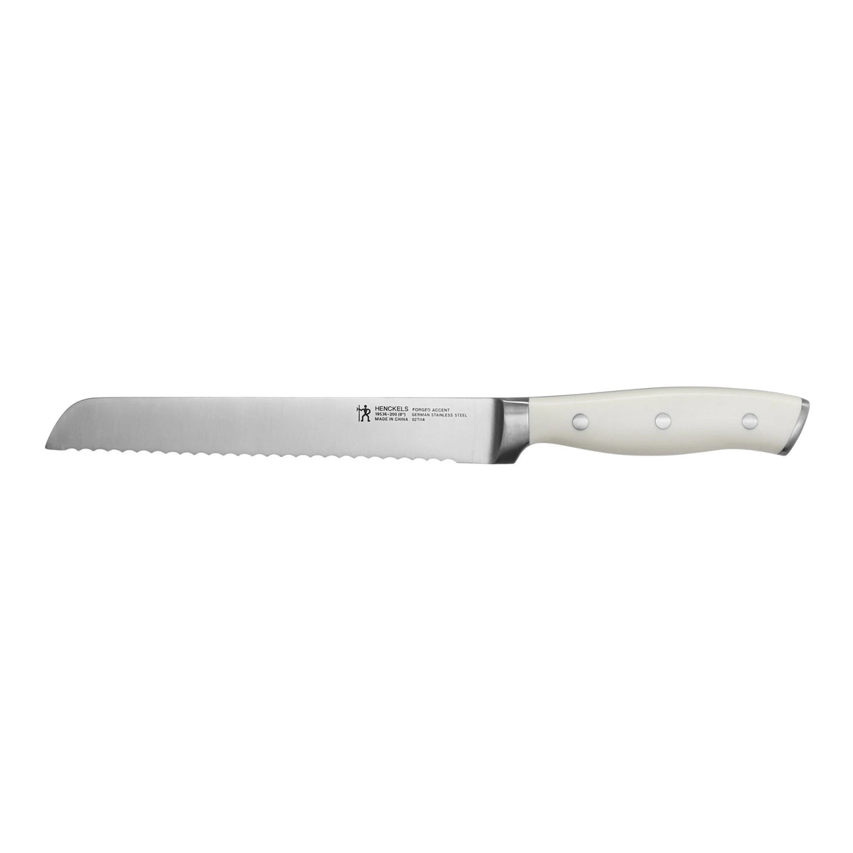 8 Bread Knife White Handle D9962