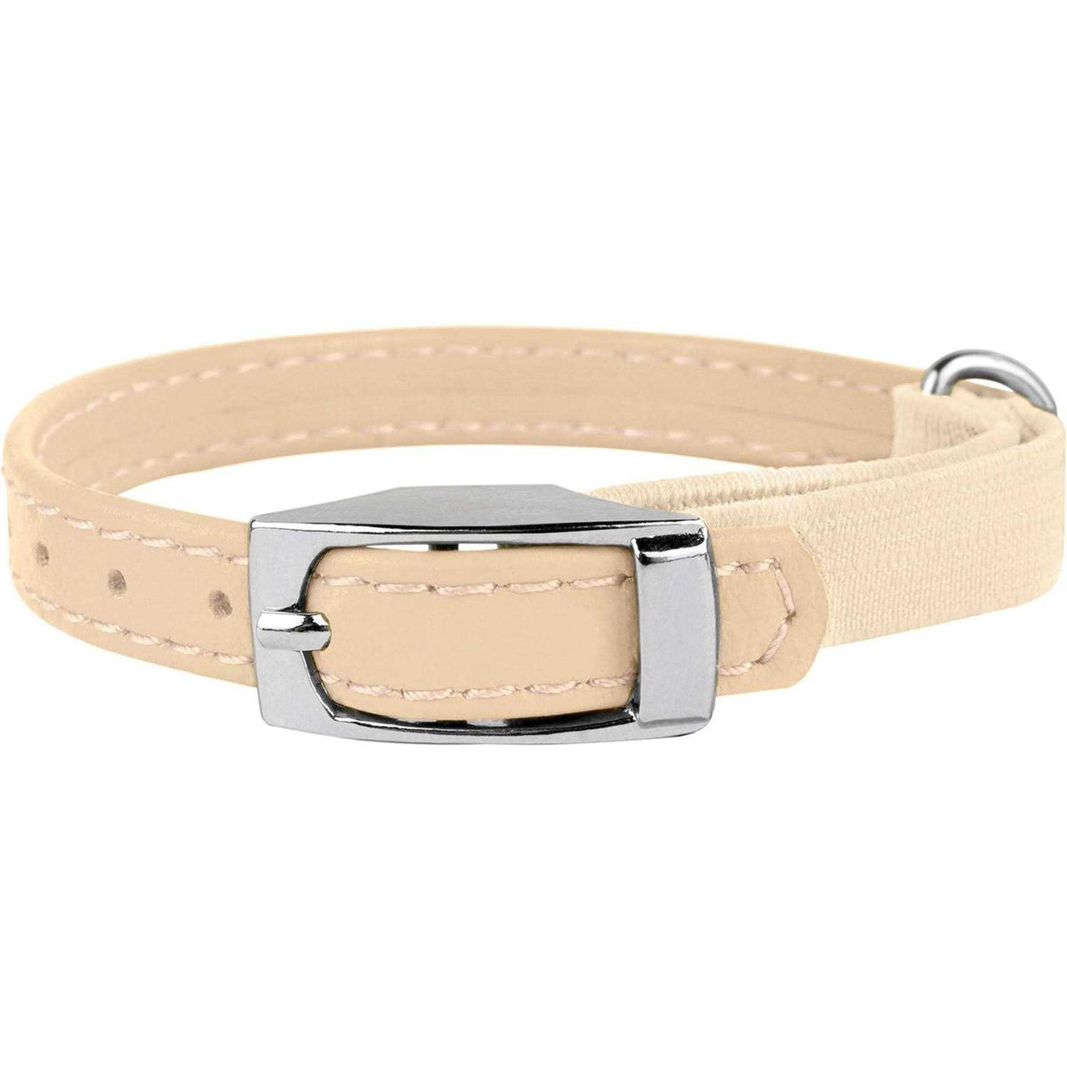 Leather Cat Collar with Bell W53154