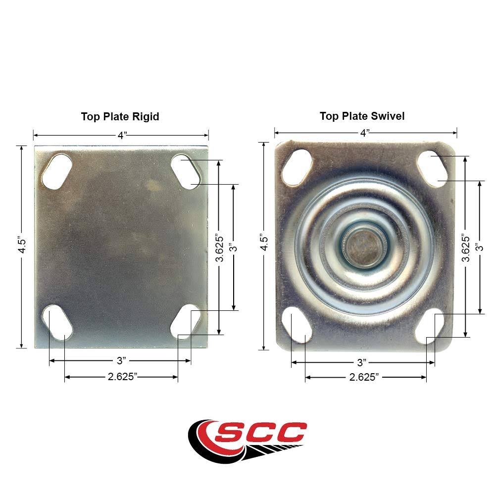 6x22 Heavy Duty Polyurethane Caster Set of 4 N8794