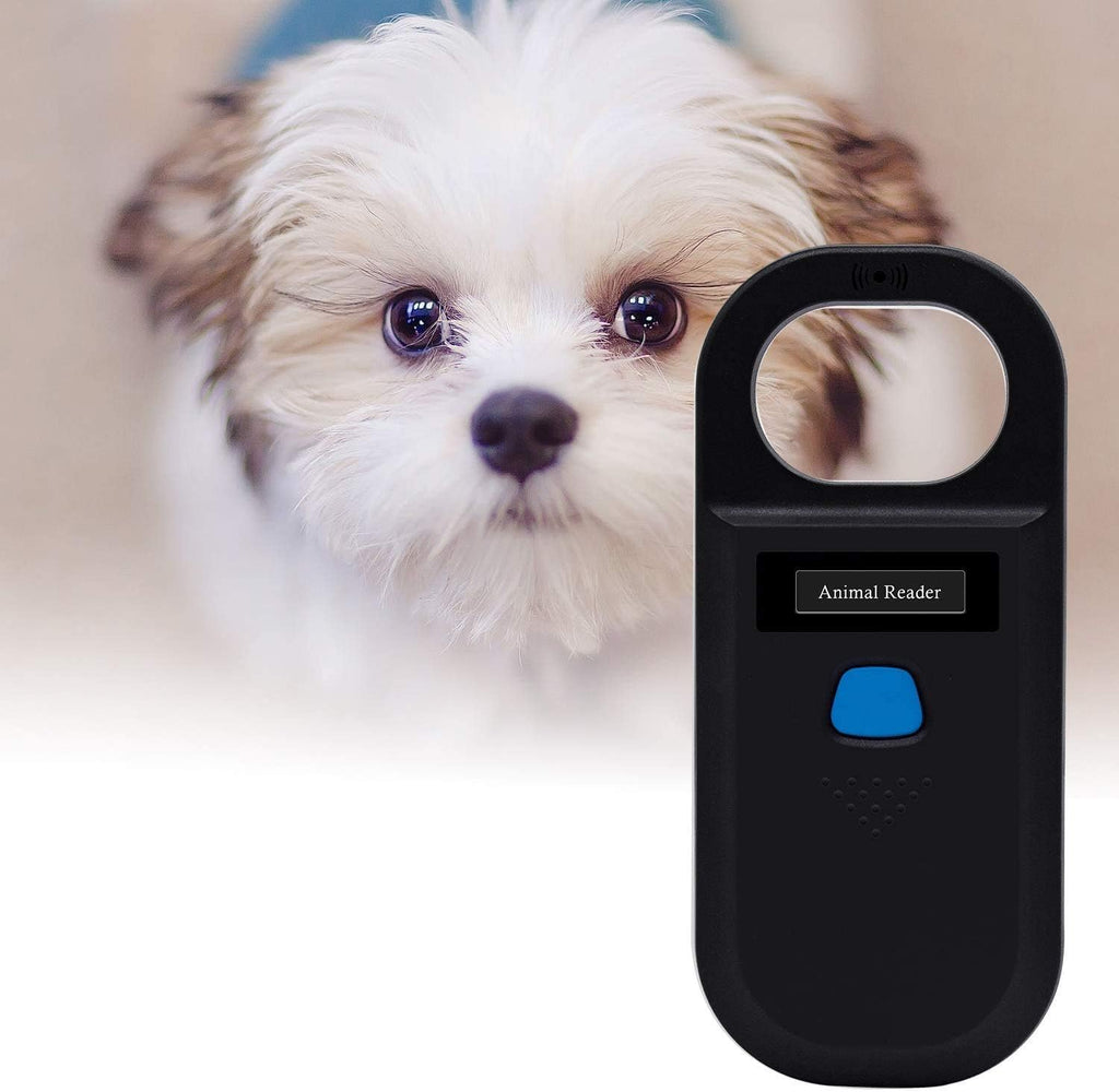 Handheld Pet Microchip Scanner 134.2kHz/125kHz RFID Reader Black L62721