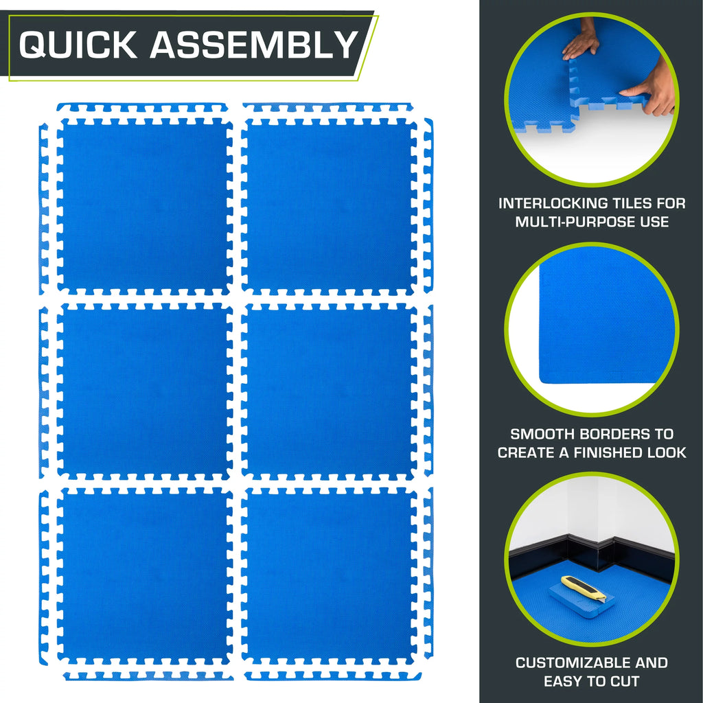 Extra Thick EVA Foam Exercise Mat D4186