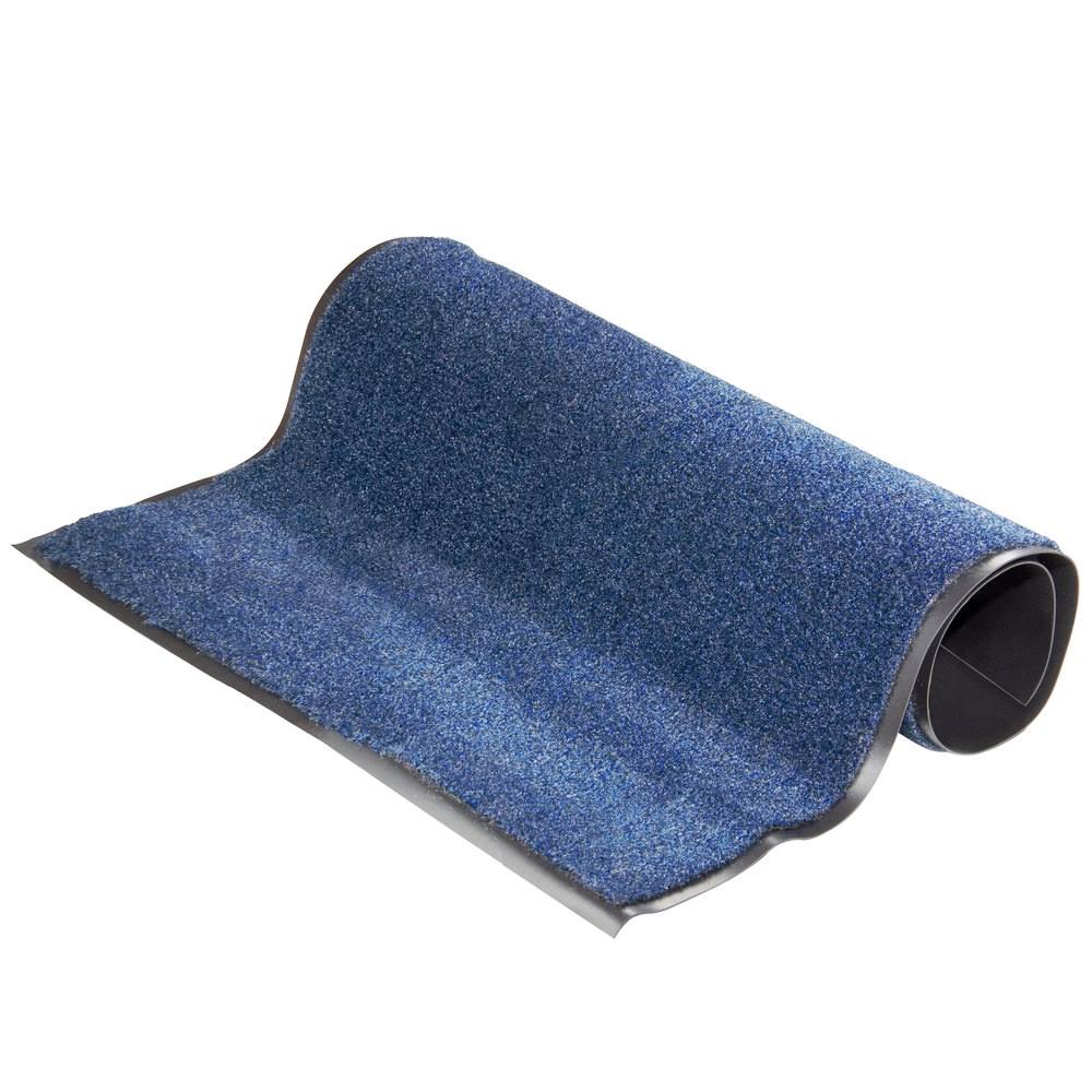 Navy Blue 2 ft x 3 ft Olefin Carpet Floor Mat E83874