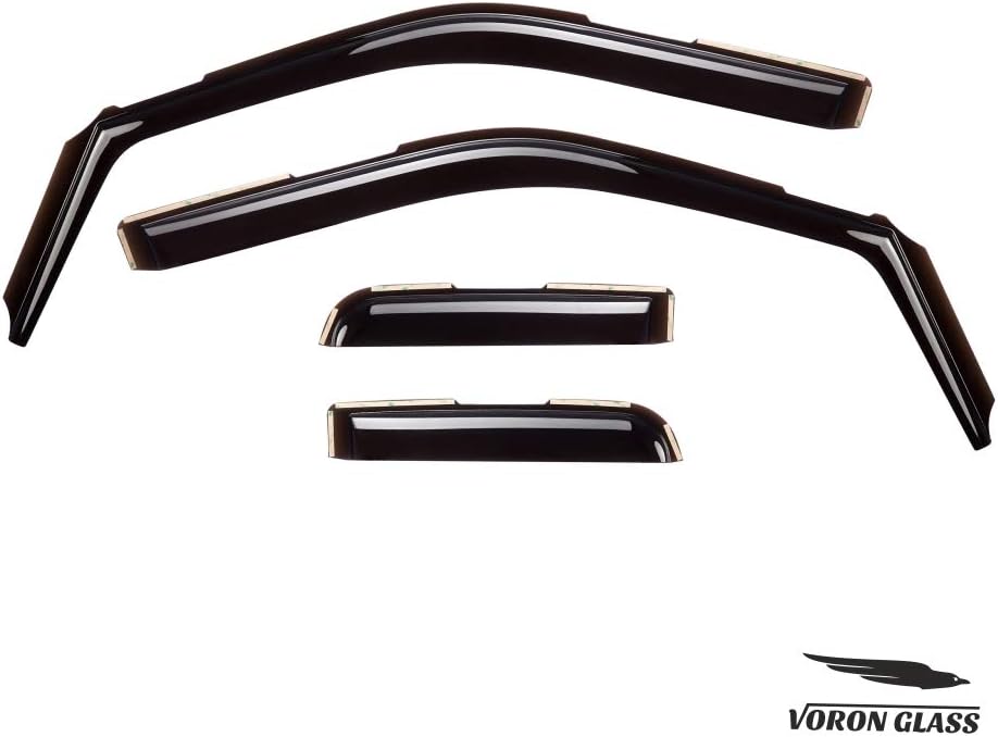 In-Channel Extra Durable Window Deflectors 4Pieces U603