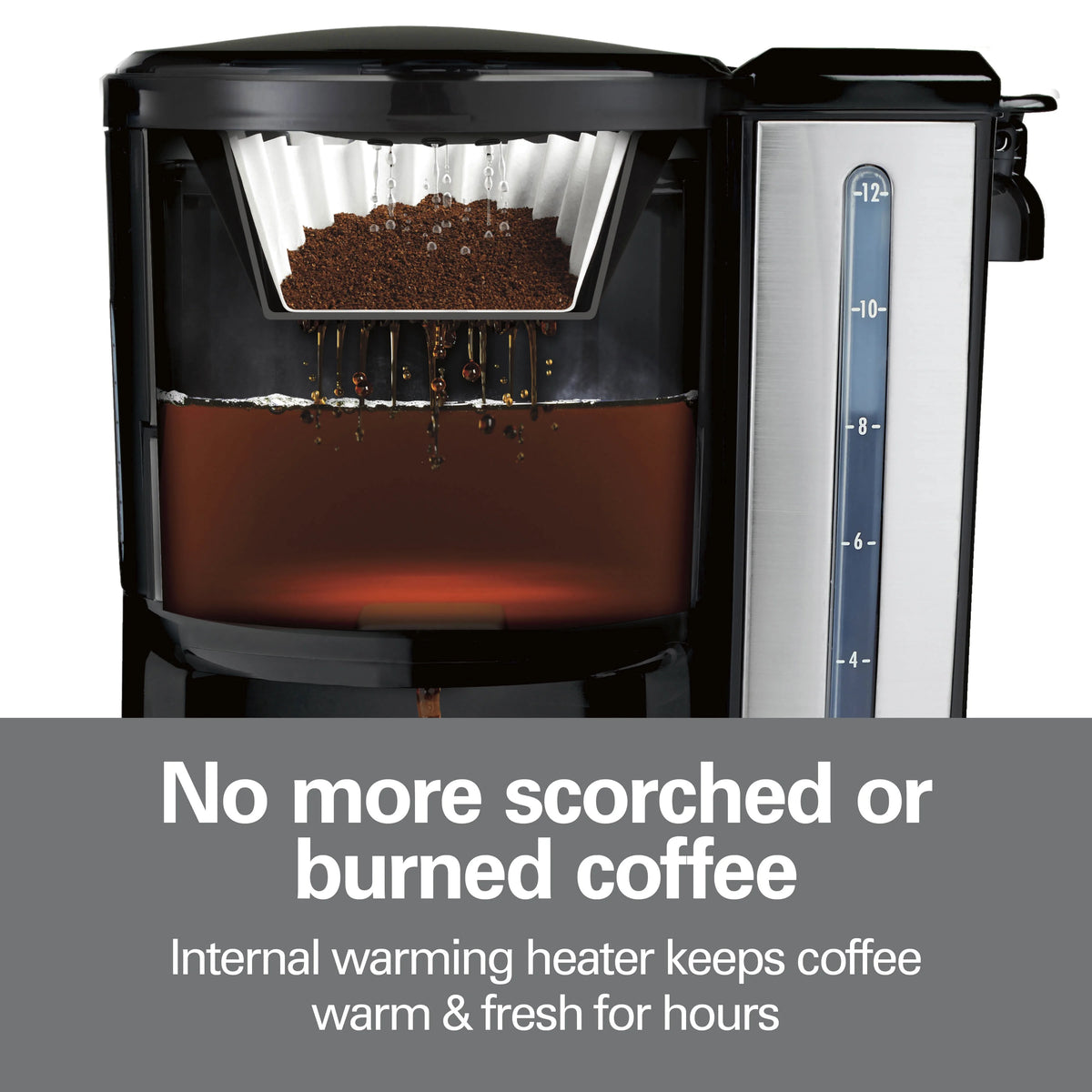 12 Cup Programmable Coffee Maker with Removable Reservoir A342