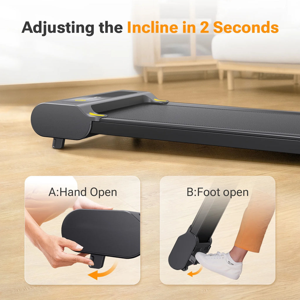 2 in 1 Under Desk Treadmill with Remote Control D52697