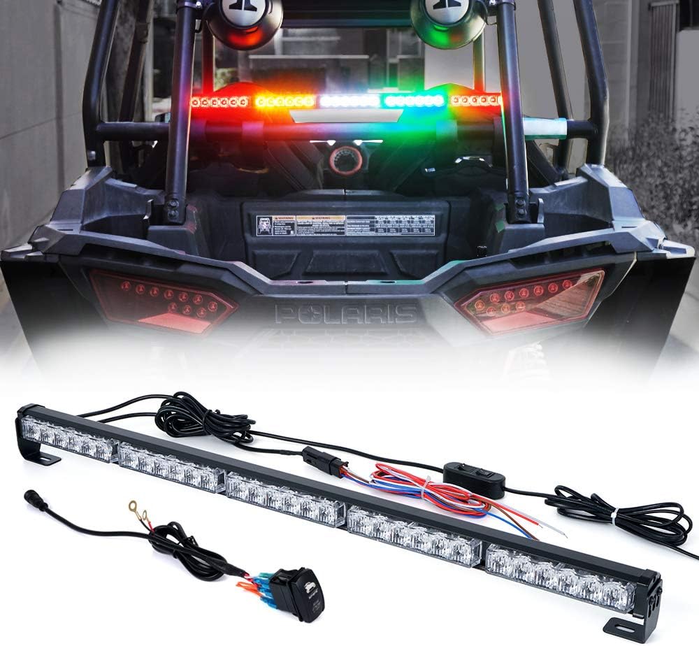 30 Inch LED Chase Strobe Light Bar with Turn Signal Brake Reverse G7302