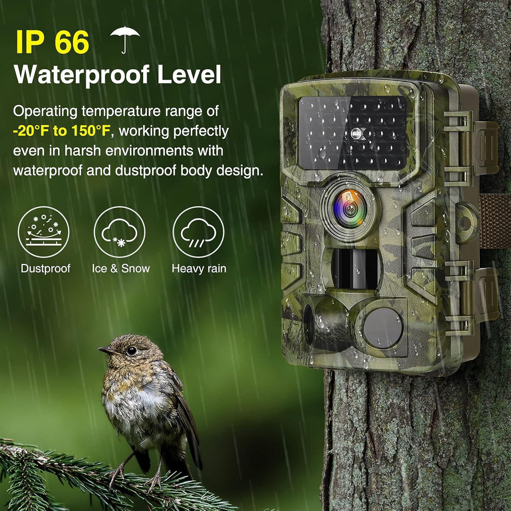 24MP 1080P Night Vision Motion Activated Waterproof Trail Camera O5482