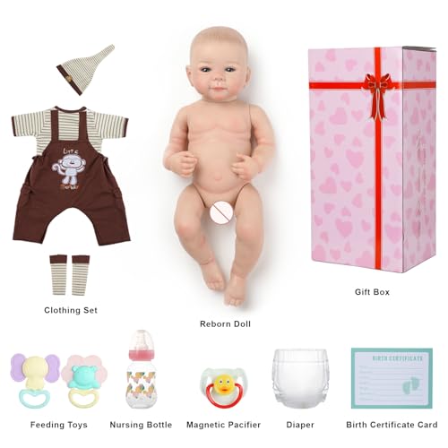 20" Realistic Lifelike Newborn Baby Doll Full Vinyl Body H7450