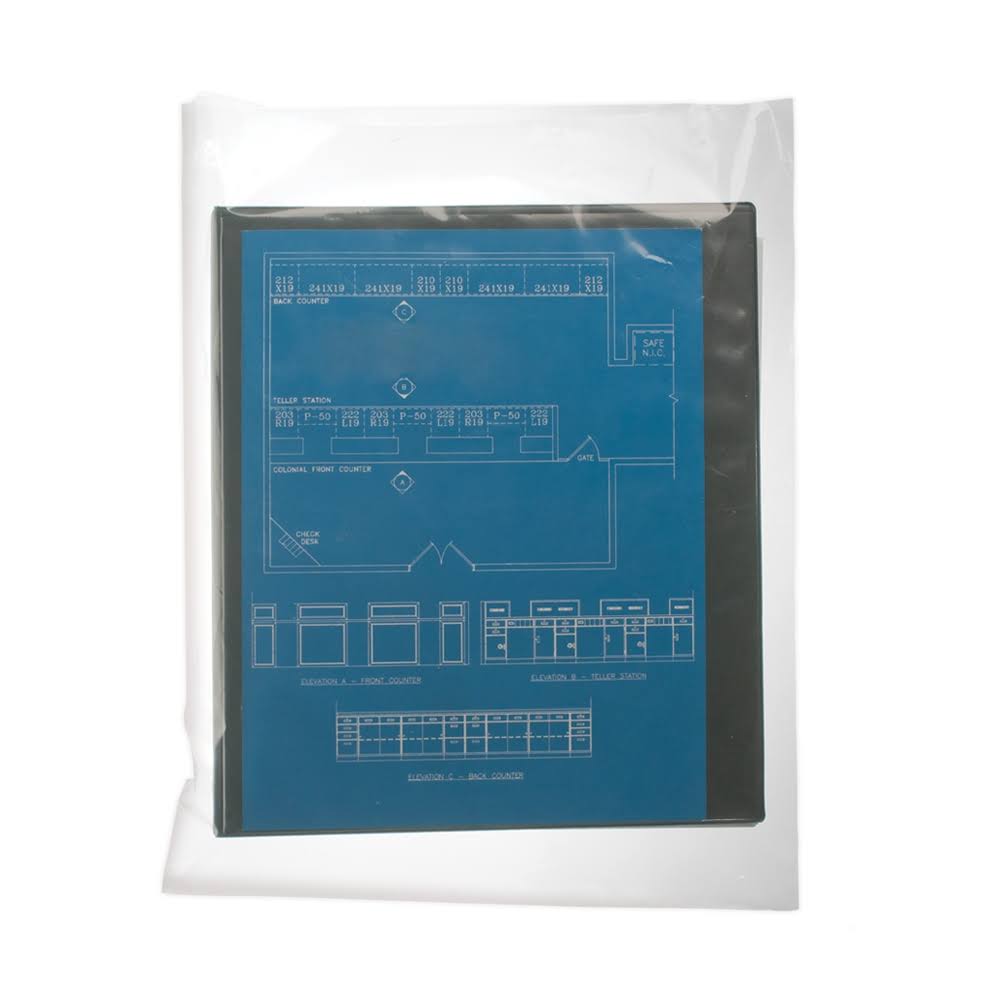 Clear Flat Poly Bags 14W x 20H 3 Mil Case of 500 P25235