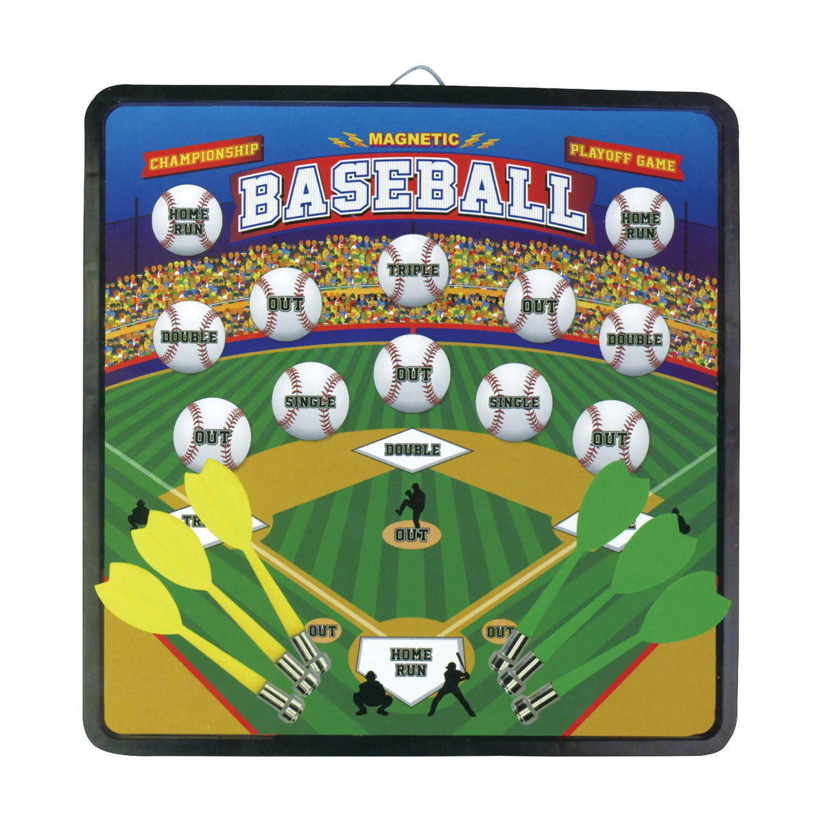 2-in-1 Reversible Magnetic Dartboard F321166