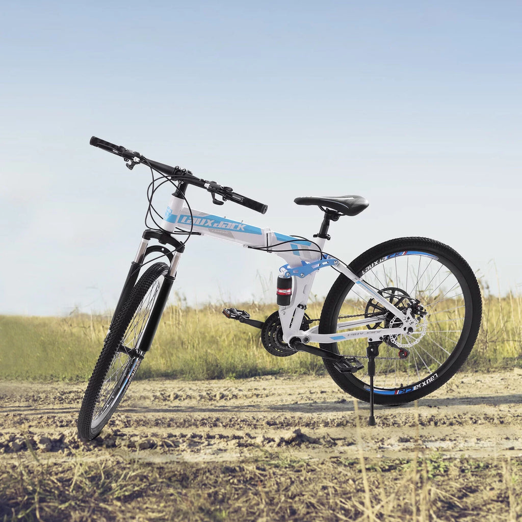 26 inch 21 Speed Full Suspension Folding Mountain Bike X719