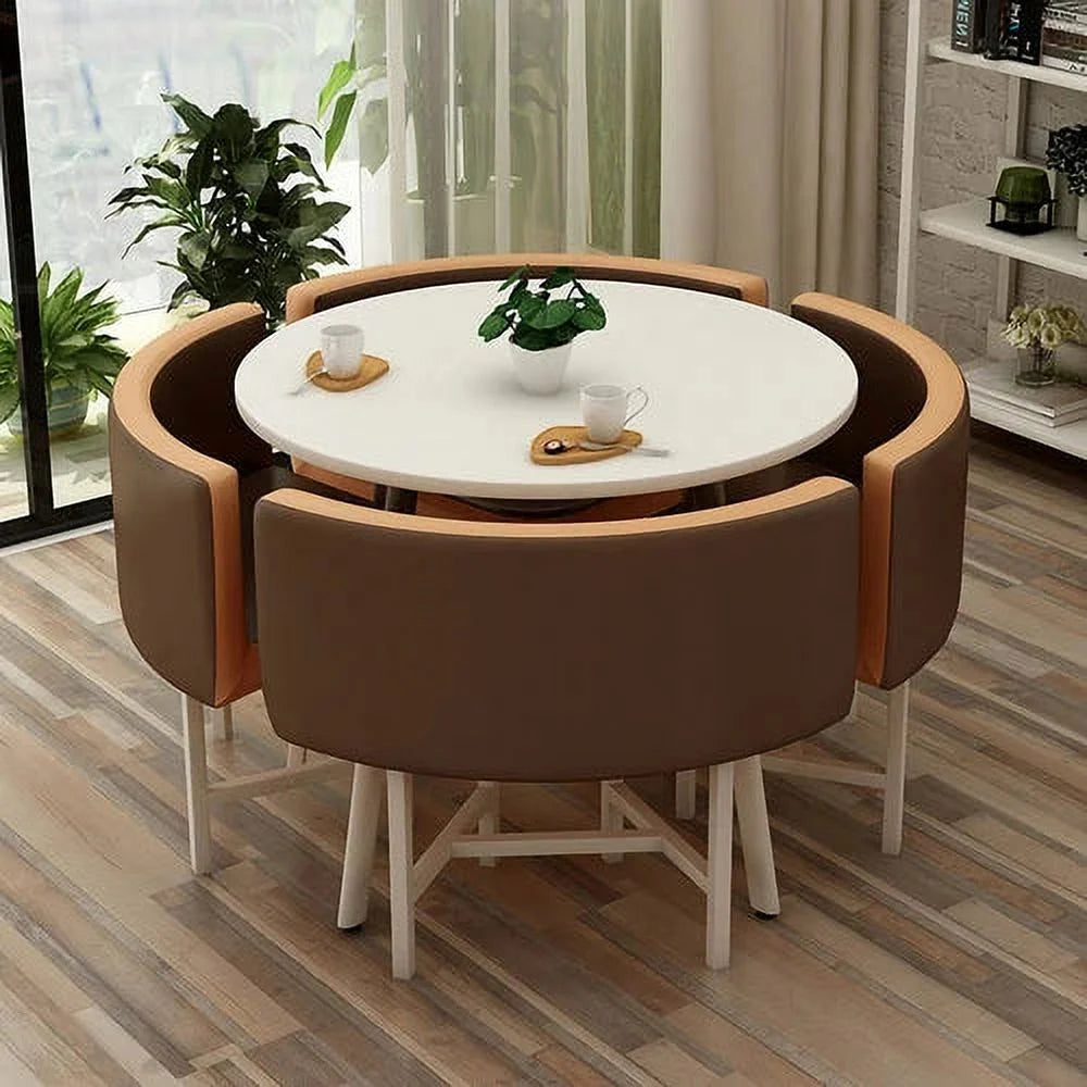 Dining Table Set 4 Chairs Z453
