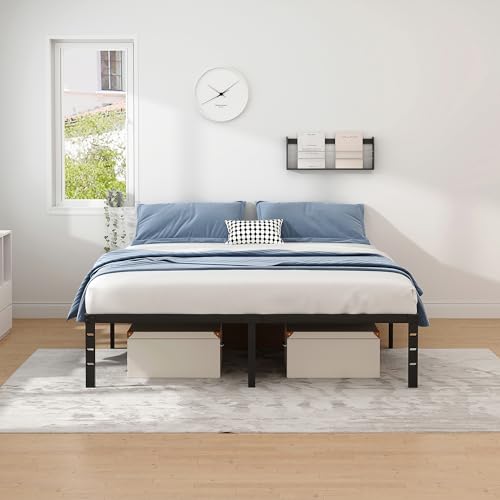 Queen Size Metal Bed Frame O670036