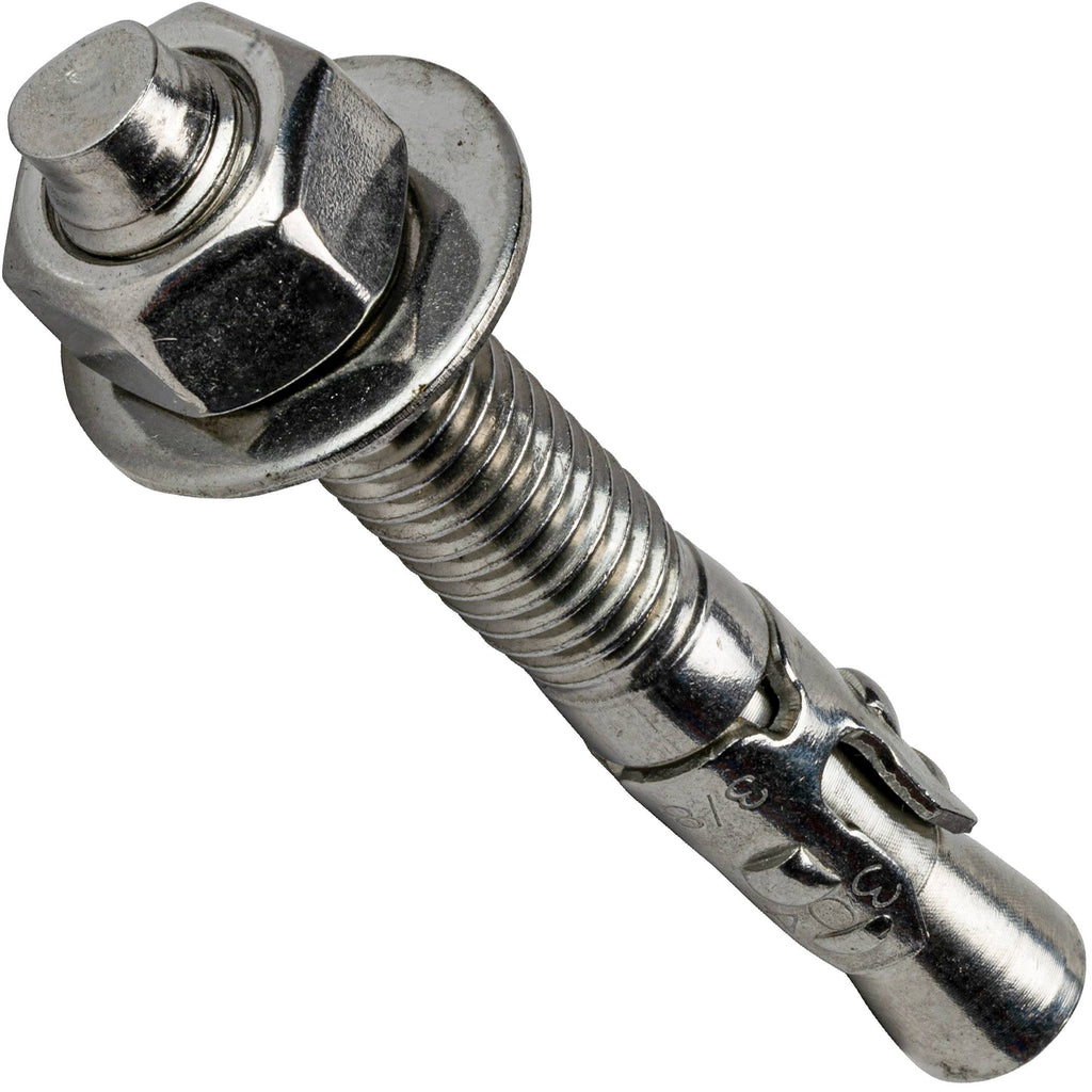 5/8x22 x 3-1/2x22 Stainless Steel 304 Wedge Anchors Qty 25 A28098