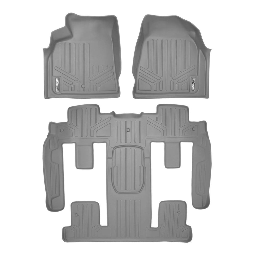 Grey 3 Row Floor Mats Liner Set R43354