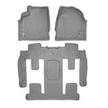 Grey 3 Row Floor Mats Liner Set R43354