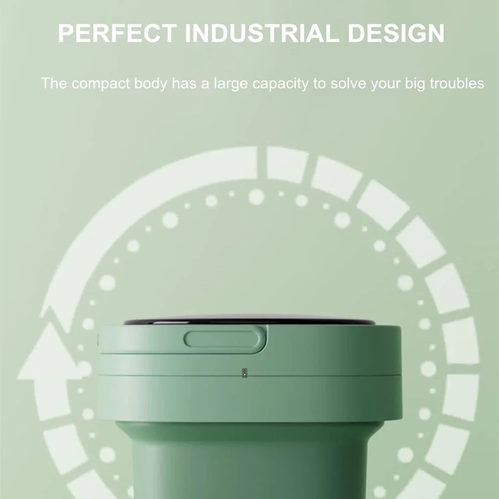 6.5L Portable Foldable Mini Washing Machine with Drain Basket W99741