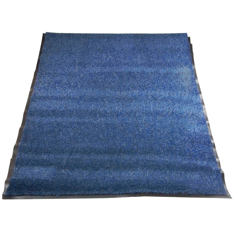 Navy Blue 2 ft x 3 ft Olefin Carpet Floor Mat E83874