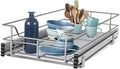 2 Tier Wire Pull Out Organizer Shelf Sliding Drawer Storage E30078