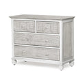 Gray & White Single & 4-Drawer Chest P3982