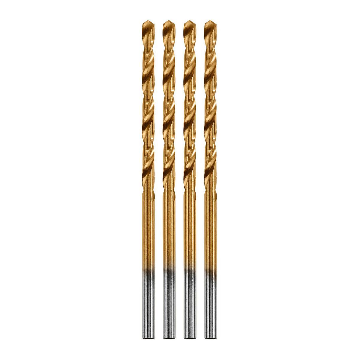 7/64 in. Titanium Drill Bit Set, 4 Piece Q765423