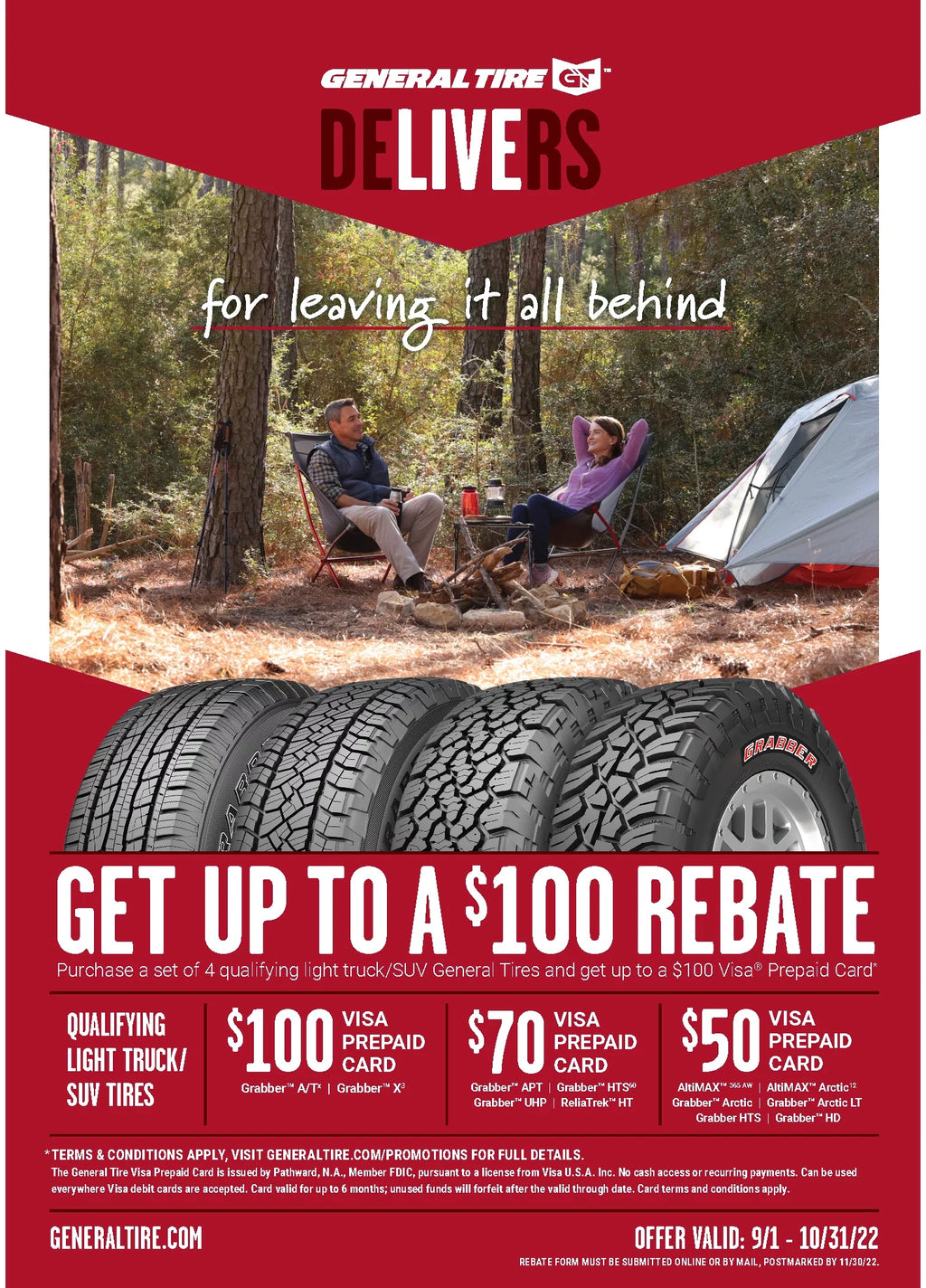 All Terrain Tire 305/50R20 120T C76401