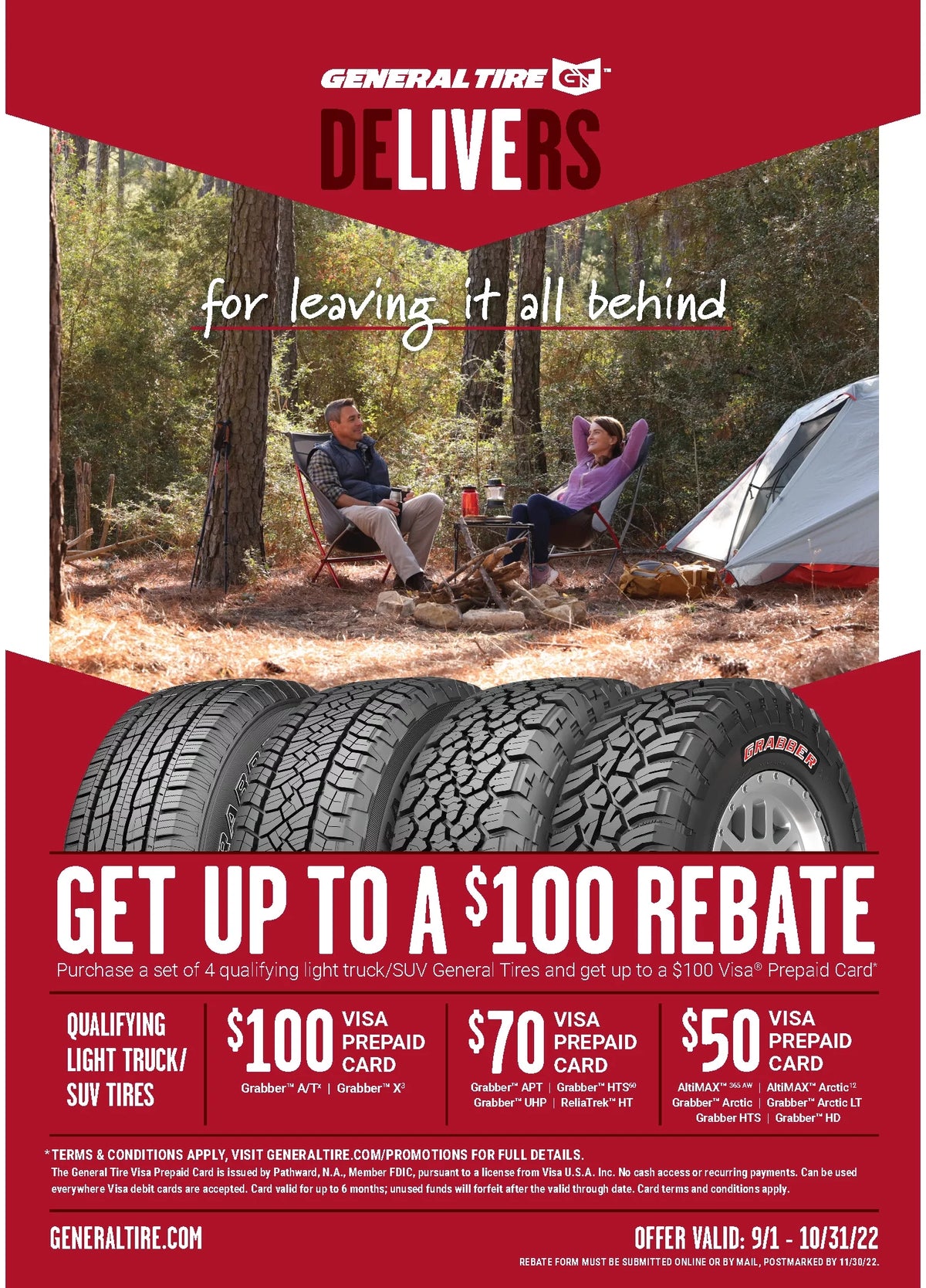 All Terrain Tire 305/50R20 120T C76401