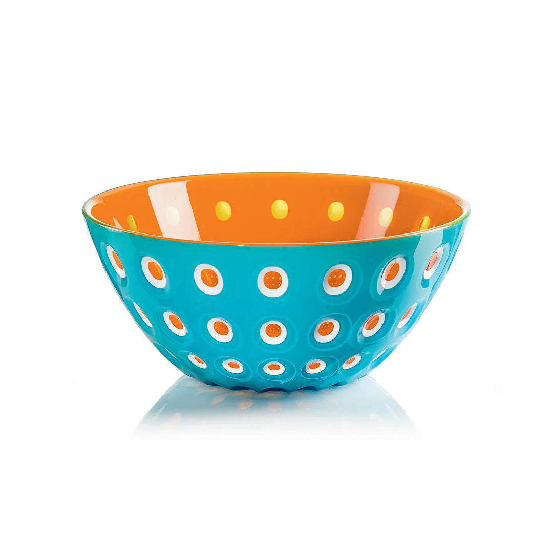 Bowl 25cm Red/White/Transparent H259758