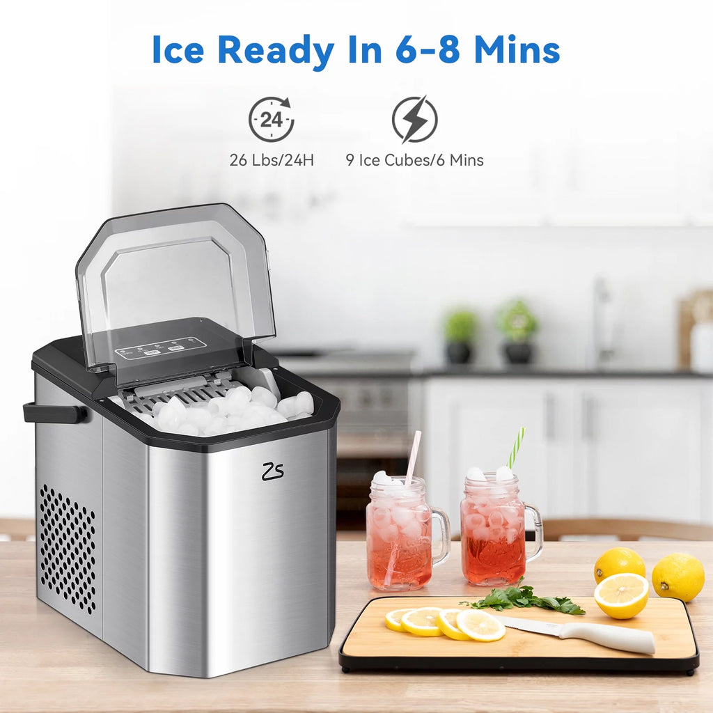 Countertop Nugget Ice Maker with Self-cleaning A40649
