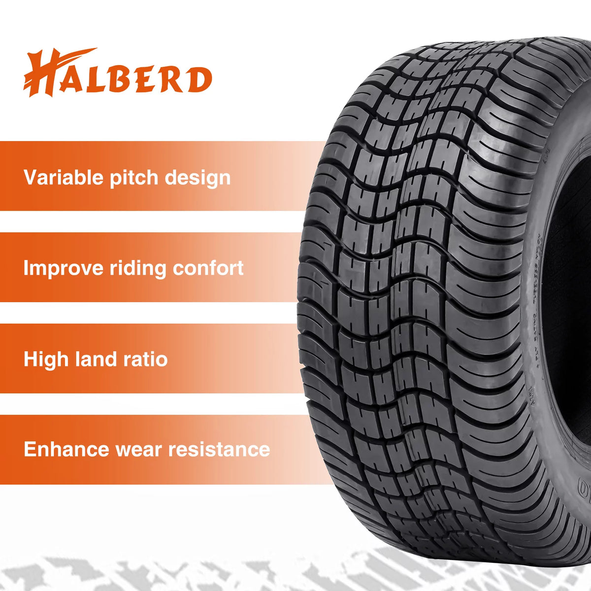 205/50-10 4PLY Golf Cart Tires W7723