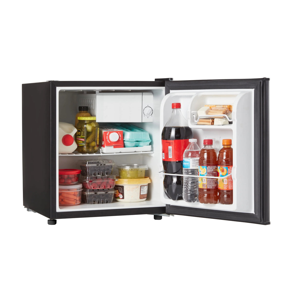 1.7 Cu ft Black Single Door Mini Fridge F562240
