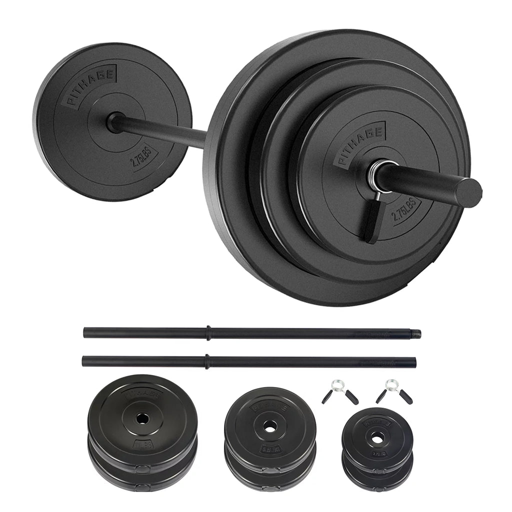 45 lbs Adjustable Barbell Weight Set T8685