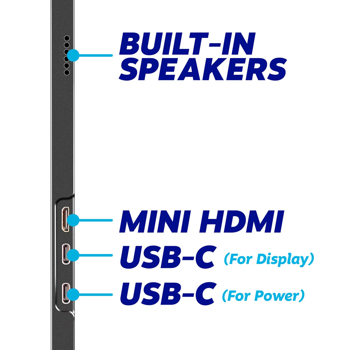 15.6” 1080P FHD Portable Monitor X9303