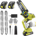 6inch Cordless Mini Chainsaw with 2 Batteries K448