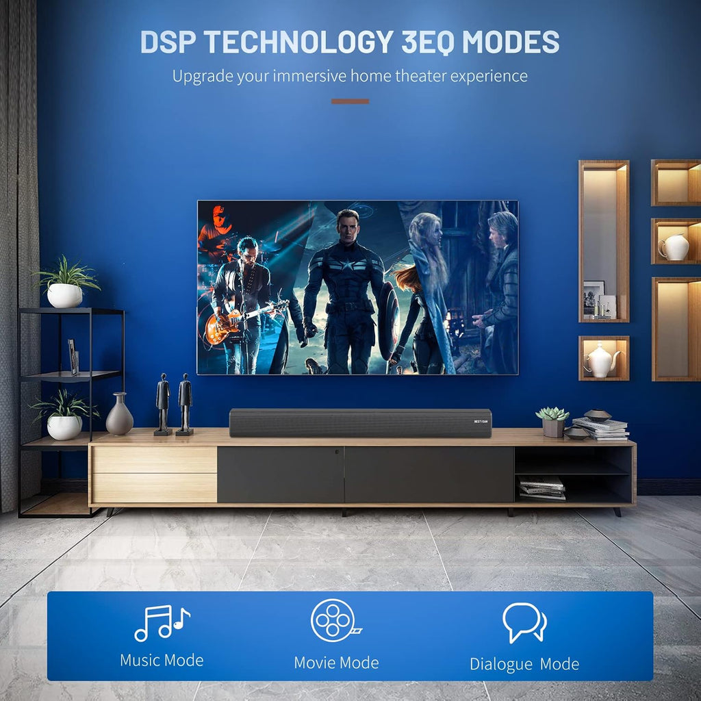 100W Wireless TV Sound Bar with HDMI-ARC C788066