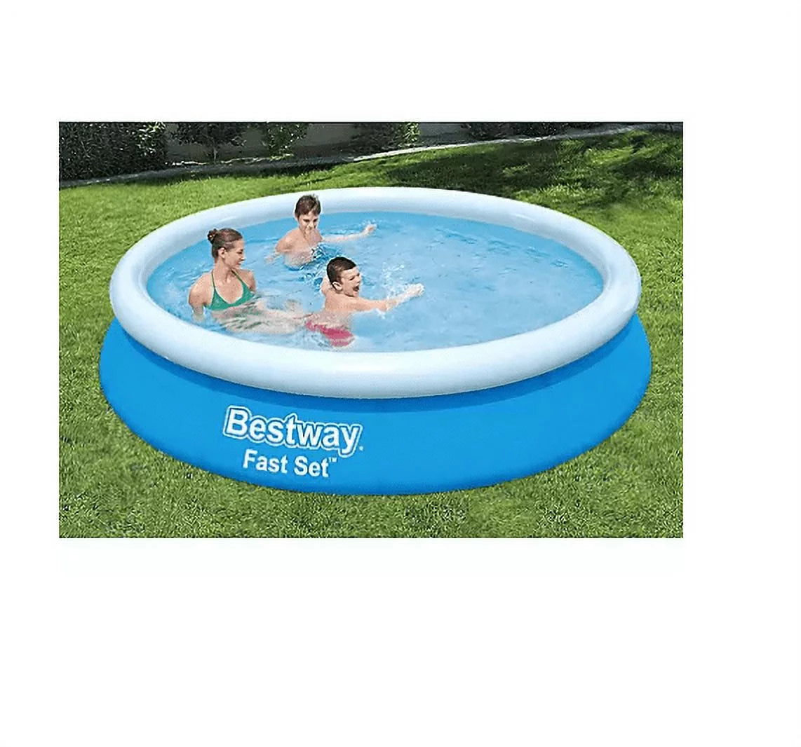 12ft x 30in Round Inflatable Pool Set Z51180