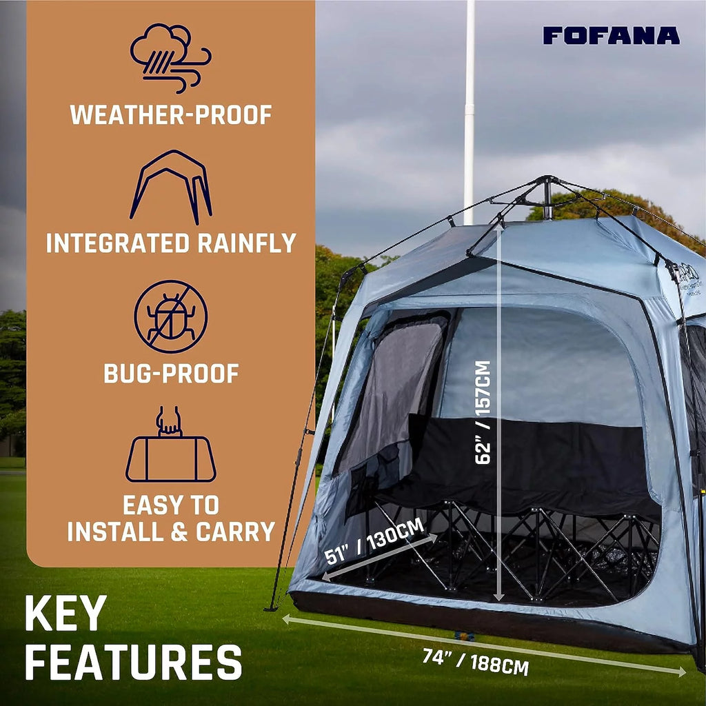 All Weather Pop up Sports Tent for up to 4 People S941003