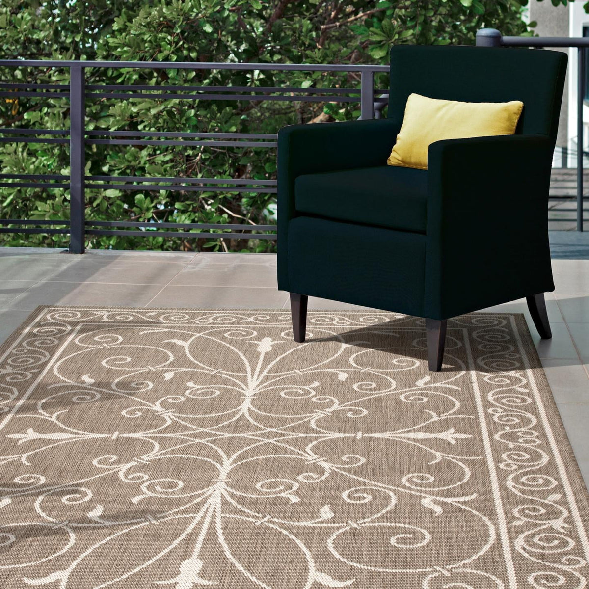Blue Indoor/Outdoor Area Rug 7' 6 x 10' 9 J41790
