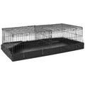Canvas Bottom Pet Cage with Divider Set I420660