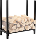 Black Steel Firewood Log Rack X3302