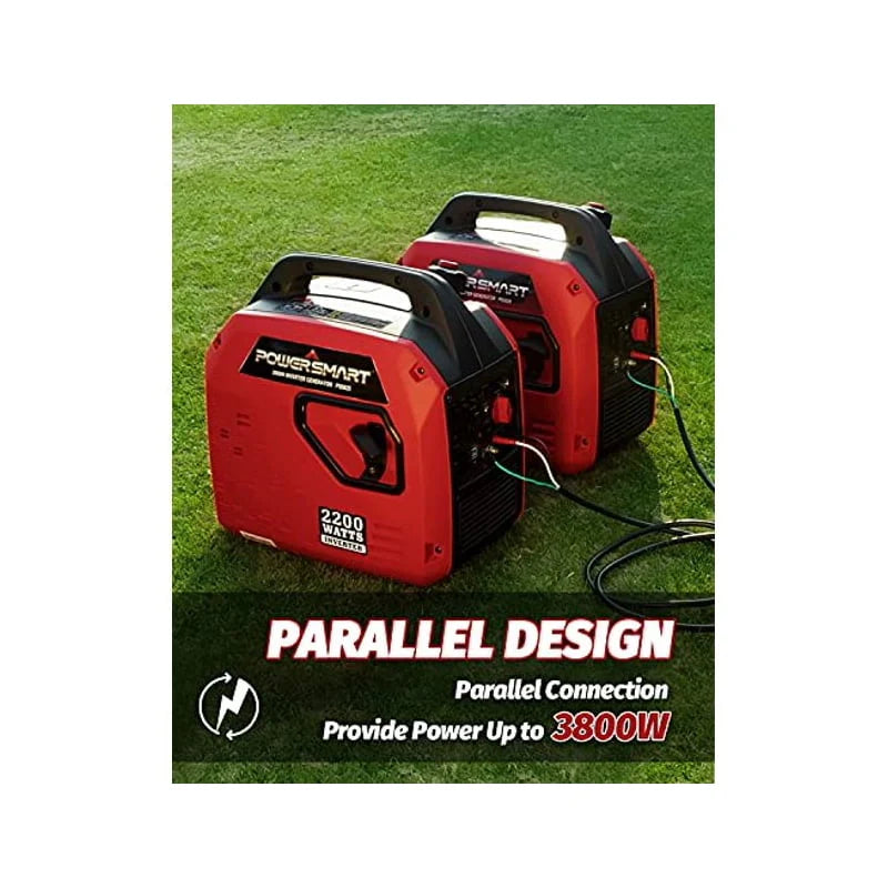 2200 Watts Gas Powered Inverter Generator D2885