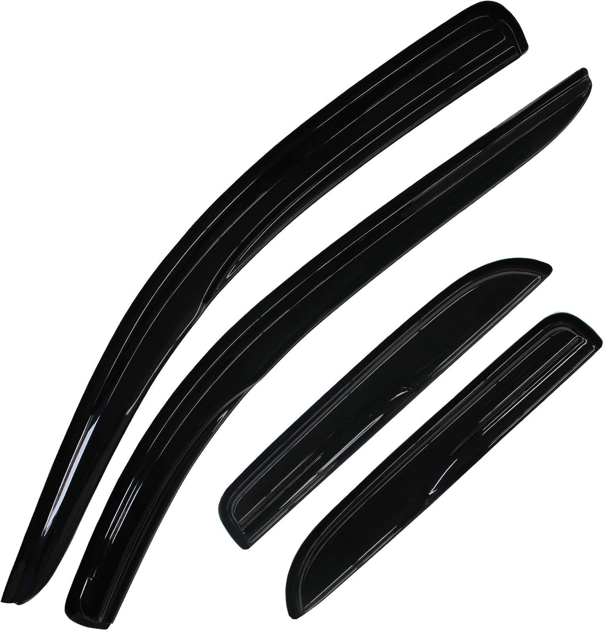 Smoke Window Visors for Quad Cab L273