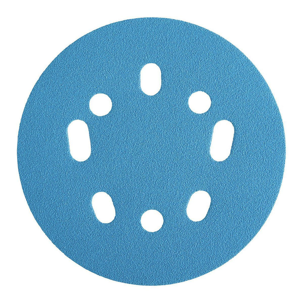 5 in. 120 Grit Ceramic Alumina Sanding Disc 5 Pack J295