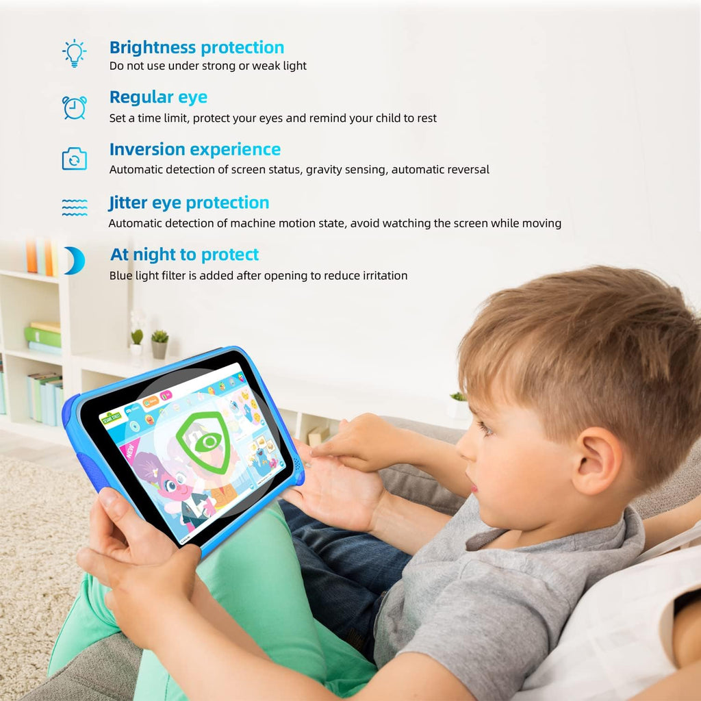 7 inch Kids Tablet Android 11 32GB 2GB RAM Blue Pack of 2 A9787