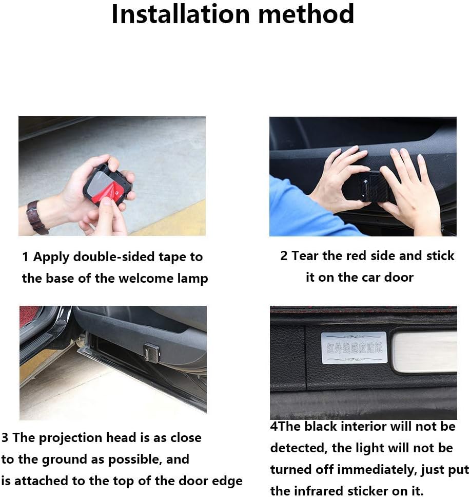 Wireless Projector Car Door Step Led Lights P15356