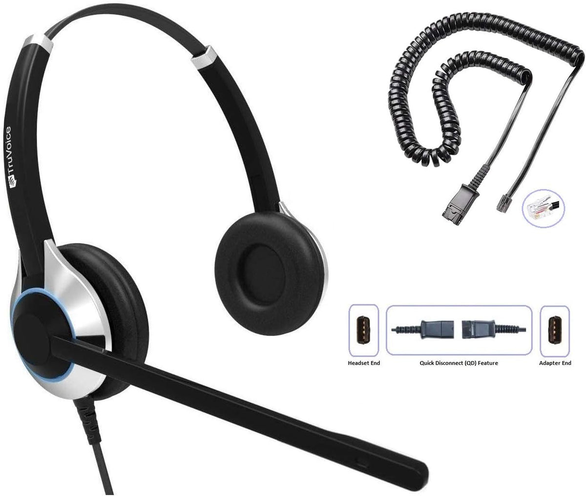 Headset with Noise Canceling Microphone & HD Speakers B950625