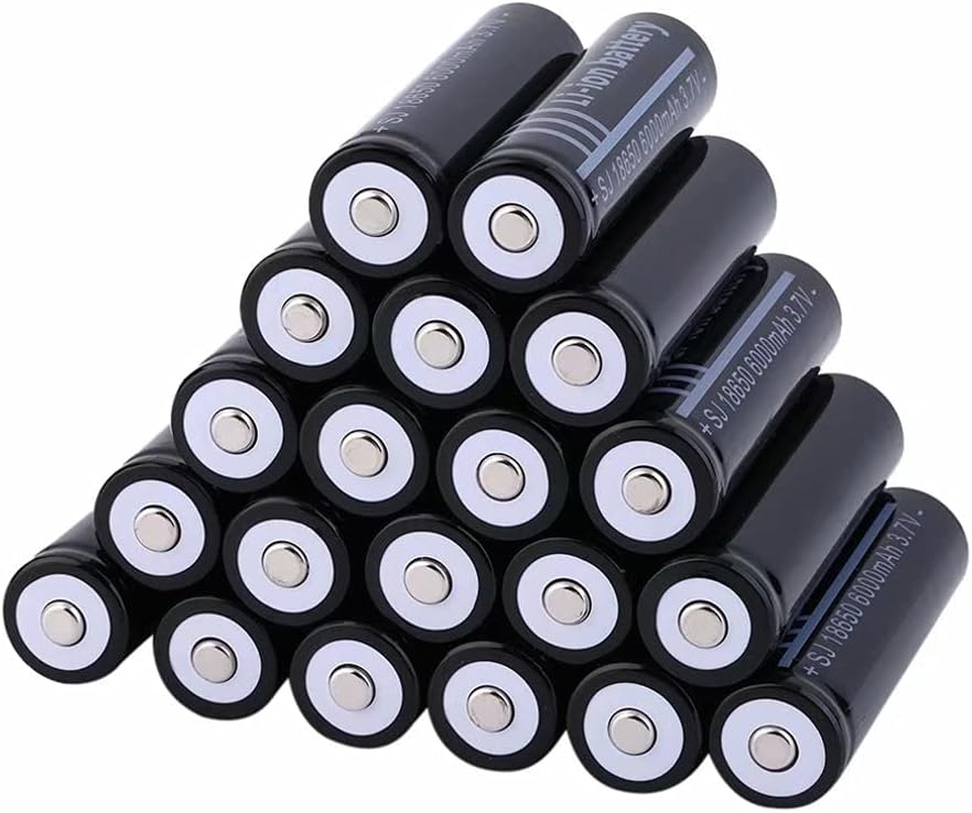 3.7V 6000mAh Rechargeable Button Top Battery 20 Pcs E541