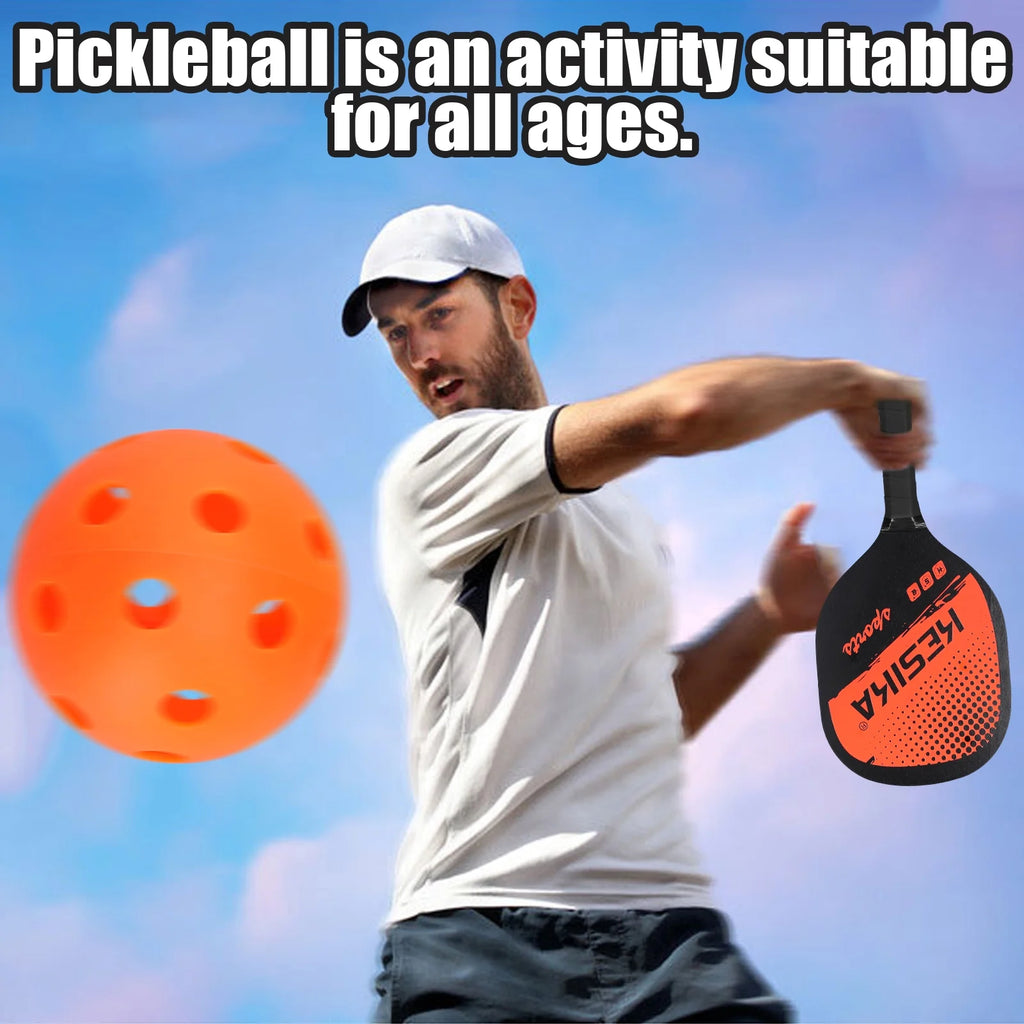 Pickleball Paddle Set 2 Rackets & 4 Balls with Carrying Bag K49573
